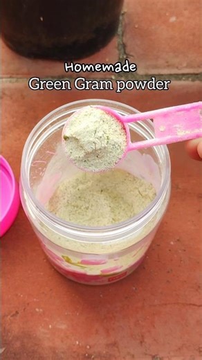 homemade green Gram powder