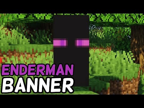 How To Make An Enderman Banner in Minecraft! (1.15+)