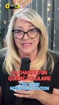 OUR CONSTITUTION: IT IS THE CHARTER OF A PEOPLE'S QUEBEC