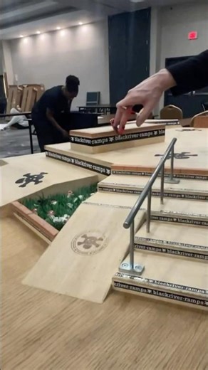 USAFBL PA Fingerscooter Blackriver Ramp Ledge Rail Sesh #fingerboarding #techdeck #fingerboard #fyp