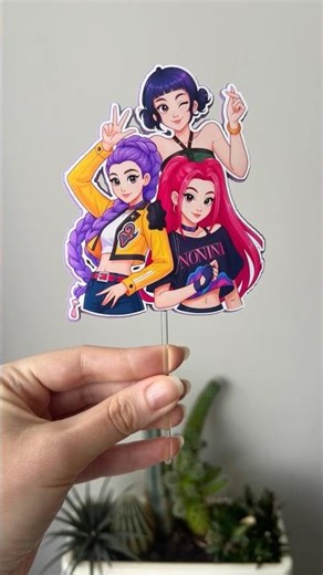 How I Assembled K-Pop Demon Hunters Cake Topper