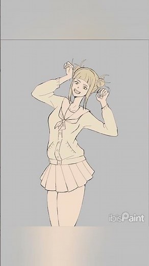 #art #ibispaintx #shorts #fanart #himikotoga