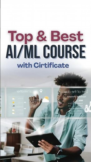 AI/ML Courses For Beginners | Learn Artificial Intelligence Step by Step #ai #aicourses #shorts