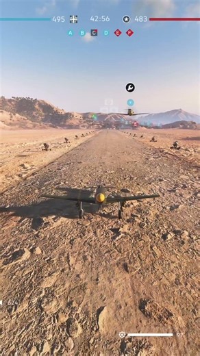 Trading my Bf 109 for a P51 #bf5 #battlefield #bf5gameplay #onlyinbattlefield #p51 #bf109 #gaming