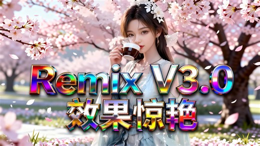 Wan2.2 Remix V3.0 效果惊艳~ 图生视频|首尾帧|首中尾多帧