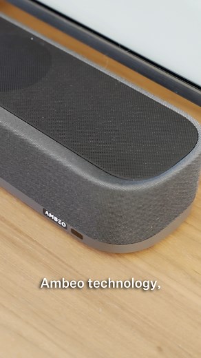 As if you needed another reason to check out the #AMBEOSoundbarPlus - here's five 😉 Shop here: https://bit.ly/4axNa3C | Sennheiser
