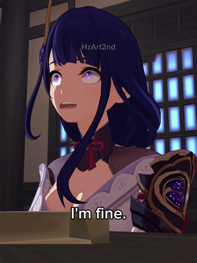 Yeah, She Looks Totally Fine. 😌 Credits Animation production: ‎⁨@hzart2nd⁩ Models: HoYoverse Reference: Peely and Keely #genshinimpact #raidenshogun #aether #genshin #animation