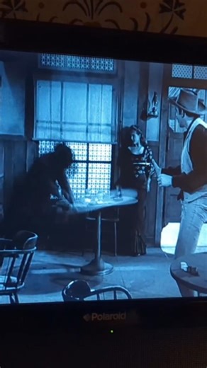 I think The Long Branch needs better tables. Top came off as he was falling.