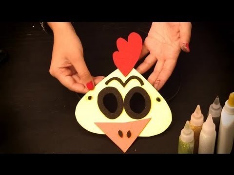 Cómo hacer un antifaz de pollito : Antifaces de animales para niños