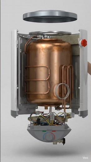 Inside a Water Heater: How it Works! ⚡🛠️​#Engineering #TechAnatomy