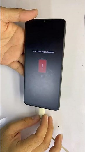 error please plug out charging infinix tecno itel smart phone fix