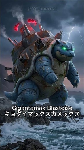 Real-Life Squirtle Evolution & Mega Evolution Gigantamax Blastoise ゼニガメ進化・メガシンカ・キョダイマックス 메가 거북왕