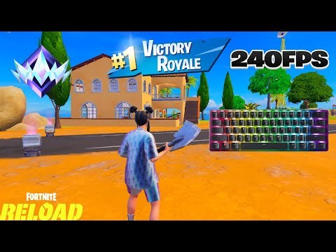 Fortnite Unreal Ranked Reload On PC {Keyboard & Mouse Gameplay} 240FPS 4K
