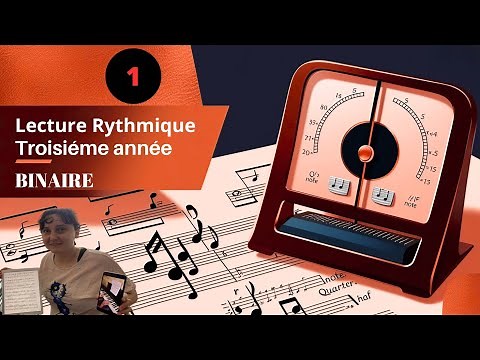 Lecture De Rythme Avec Notes, troisième année leçon 1 🎹