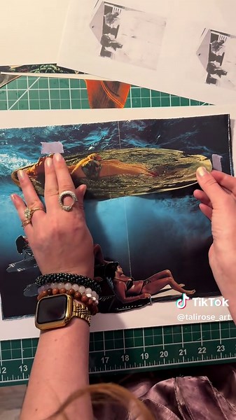 Collage Art Progress: Creative Journey of a Collage Artist