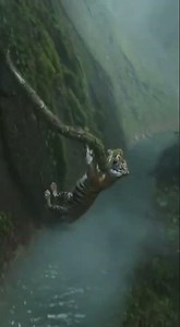 Epic Rainforest Battle: Tiger vs. Python #Tiger #BigCat #shorts
