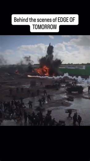 Fucking Awesome Movies on Instagram: "Behind the scenes filming of Edge of Tomorrow. - 🎥 EDGE OF TOMORROW 🎞️ ⬆️ The Movie ⬆️ - Via: @warnerbros - #tomcruise #emilyblunt #edgeoftomorrow #behindthescenes #scifi"
