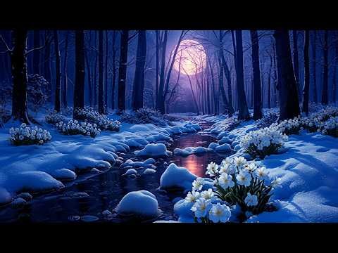 🌸 Early Spring Sleep Music • Snowdrops & Stream Sounds for Deep Rest 🌙