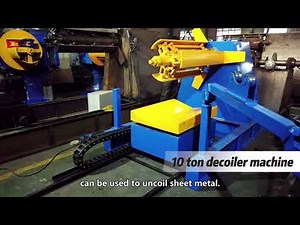 10 ton hydraulic decoiler machine