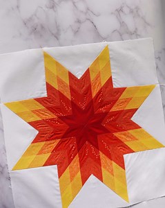 How to Make a Prairie Star Quilt Block using AccuQuilt - Homemade Emily Jane