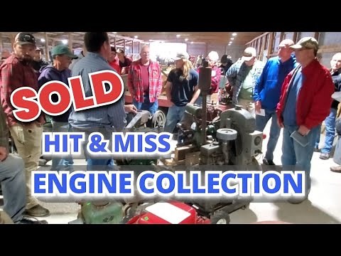Huge Auction Hit and Miss engine collection Indiana IHC