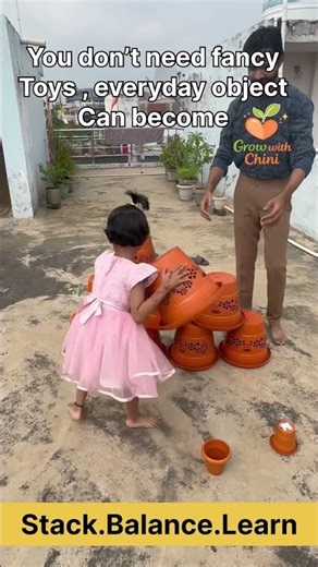 Simple Stacking Game for Kids 🧠 | Learning Through Play @growwithchinii