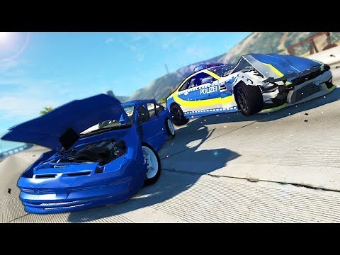 Insane Multiplayer Police Chases Using this Mod! - BeamNG Gameplay & Crashes - Cop Escape