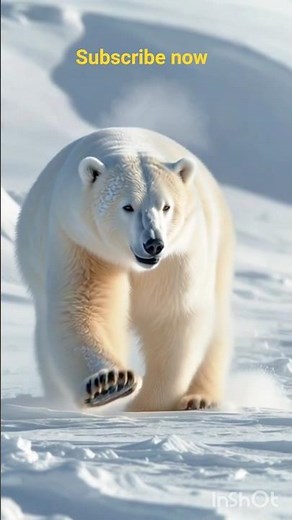 Polar Bear Attacks Fox in Snow 😱 | Barfani Jungle Fight#tiger