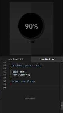 How to make circle progress bar using html css #progressbar #frontendcourse #webdesign #coding