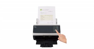 Fujitsu Image Scanner fi-8150 Document Scanner- Black/White