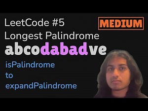 Longest Palindromic Substring - Expansion Explained | LeetCode 5 Python [Medium]