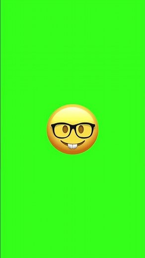 #shorts NERD Emoji NODDING & BLINKING🤓🤓🤓Face Animation With Sound Effect🔊