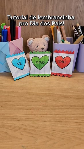 Lembrancinha Dia dos Pais de Papel - Tutorial e Ideias de Presentes
