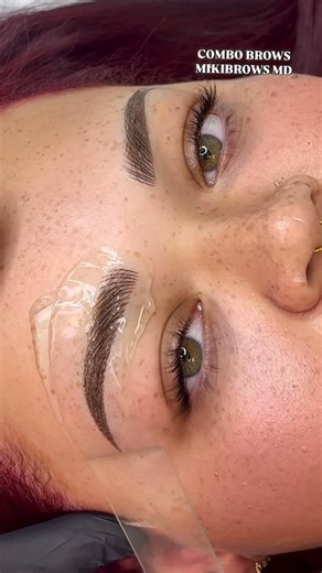 Microblading Maryland/ Brows Maryland / Brows DMV on Instagram: "🌟 COMBO BROWS by MIKIBROWS 🌟REG$700 NOW $369 Combo Brows blend microblading strokes at the front with soft shading through the arch and tail: – Natural hair-like texture in the front – Defined and fuller towards the end → Perfect for clients who want a natural look with a touch of definition. Master MIKIBROWS | 6 Awards • 20+ Yrs of Expertise • 20k Clients • 5k Artists 📸 IG: @browsbymastermiki_maryland ☎️ Call/Text: (240) 797-41