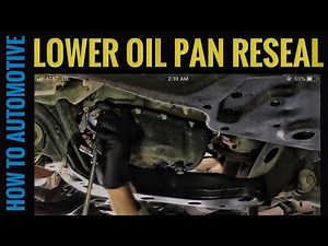 How To Reseal The Lower Oil Pan On A Toyota 4runner With 4.0l Engine