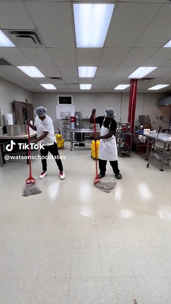 Cleaning Routine in a Commercial Kitchen