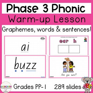 Letters and Sounds Phase 3 Phonic Lesson