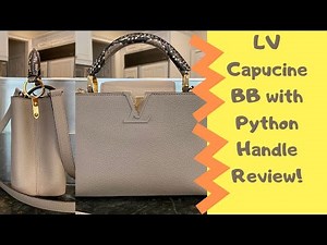 LV Capucine BB with Python Review/Care/Pros & Cons/Price!