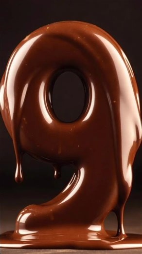 Chocolate 9 to 0 Countdown 🍫 | Sweet Chocolate Timer with Voice #timer #shorts