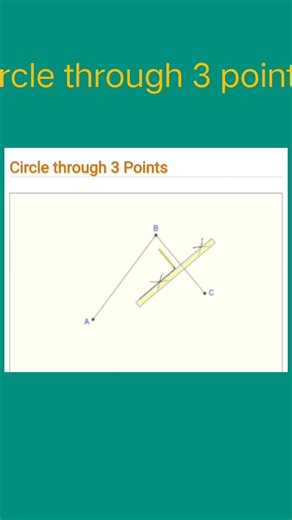 Circle through 3 points