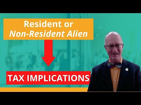 Tax Implications - Resident vs Non-Residents