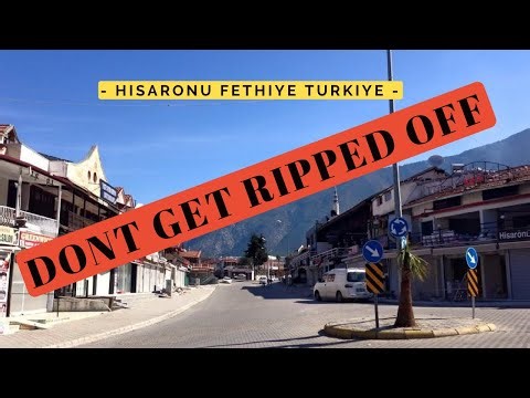 DONT GET RIPPED OFF IN TURKIYE - HISARONU - FETHIYE - 2024