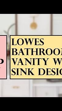 Lowes Bathroom Vanity with Sink Design - Tops Double Allen Roth