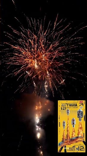 McFireworks KATYUSHA 12 PCS Fireworks Rocket with Laucher #mcfireworks #fireworks #rocket