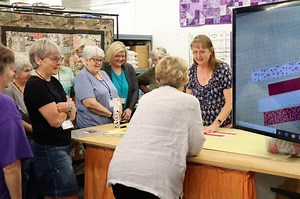 6.2K views · 52 reactions | Great first day with Bonnie Hunter. Our friends were treated to great demos and conversation. We are definitely looking forward to tomorrow. Don't know who Bonnie Hunter is? Check out her website https://www.quiltville.com/index.html. | Stitchin' Heaven Quilt Shop | Facebook