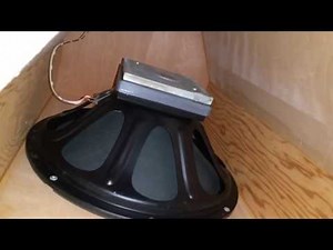 Klipsch LaScala woofer reveal.