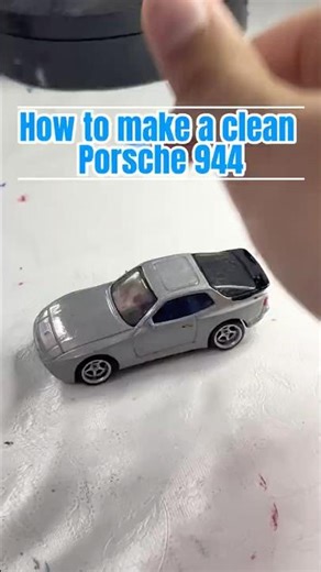 How to make a clean Porsche 944 #hotwheels #customization