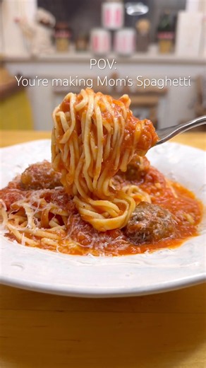 Mom's Spaghetti #pasta #shorts
