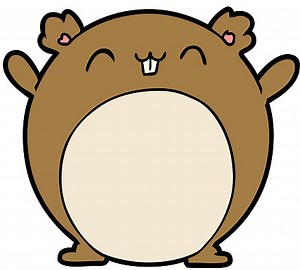 Comic hamster