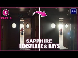 Add Lens Flare and Rays in After Effects using ‪@BorisFXco‬ Sapphire Plugin